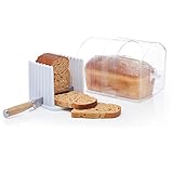 Kitchen Craft Expanding Stay Fresh Bread Keeper, Bread Bin...