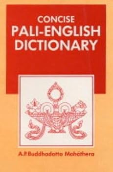 Hardcover Concise Pali-English Dictionary Book