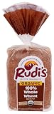 Rudis Bakery, Bread 100 Pct Whole Wheat Organic, 22 Ounce