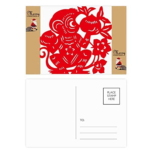 Cartes de remerciement singe et zodiaque pour anniversaires et fêtes enfants