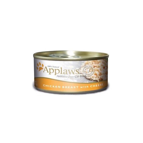 ApplawsNatural Wet Cat Food Chicken Breast with Cheese in Broth