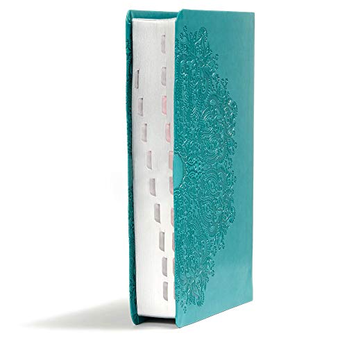 KJV Large Print Personal Size Reference Bible, Teal Leathertouch Indexed: King James Verion, Teal Le
