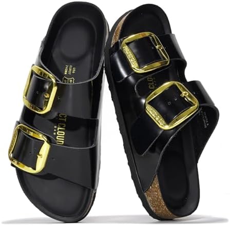 Project Cloud 100% Genuine Leather Flat Sandals for Women 2026 Co...