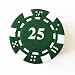1x Green Poker Chip Refillable Butane Cigar Cigarette Lighter