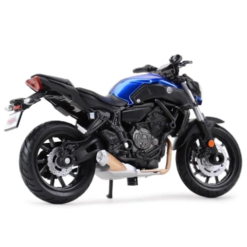 zingking Miniatura Moto 1:18 2018 para MT07 Vehículos Estáticos de Fundición a Presión para Coleccionismo, Tiempo Libre, Modelos de Motos, Juguetes