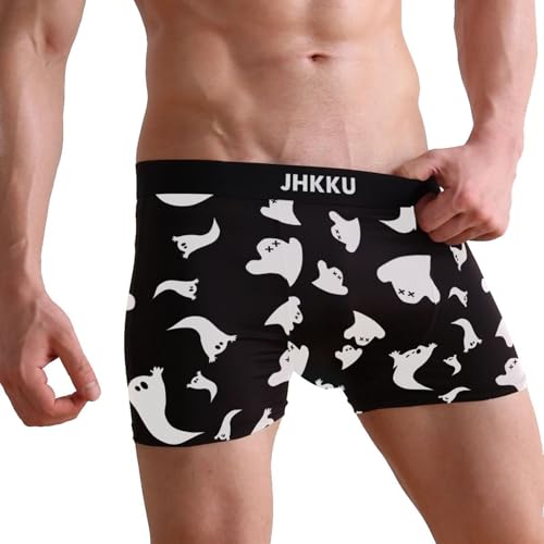 Men's Boxer Briefs Soft Comfort Breathable Stretch Trunk Underwear No Fly4