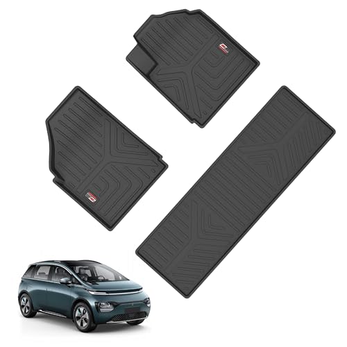 Image of GFX Car Floor Mats | for MG Windsor 2024 Onwards | All-Weather Protection | Anti-Skid Design | Custom Fit | Easy to Clean | Durable & Stylish | Keeps Car Interior Clean & Dust-Free