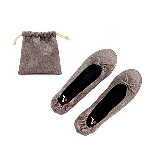 Wedding Mates After Party Chaussures à rouler, Rose pailleté, 37/38 EU Cover