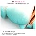 CINIDY Mermaid Makeup Brushes Set 11pcs Green Gradient Face Kabuki Brushes Foundation Powder Cream Eyebrow Eyeliner Blush Cosmetic Concealer Brush (Color)