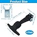 HARSKIYER 4 Pack Elastic Stainless Steel Rubber Hood Catch, Flexible T-Handle Draw Latches, Rubber Hasp with Bracket for Tool Cabinet, Vehicle Engine Hood, Locking System Accessories