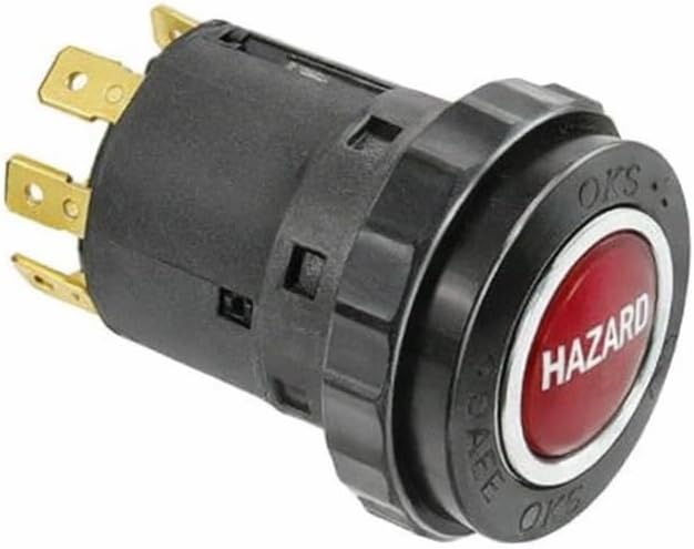 Genuine OEM Hazard Warning Switch Flasher Switch 8 Prong Connector with Resistor for BMW 2002 E3 2002 2002tii 3.0CS 3.0S 3.0Si 1971-1976