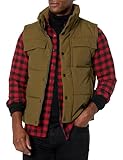 Stehkragen G-STAR RAW Herren Foundation Padded Weste, Grün (dark olive D22887-D419-C744), L