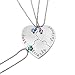 Charm.L Grace Best Friend Forever And Ever BFF Friend Necklaces 3pcs/set Heart Shape Puzzle