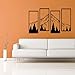 ruelen 4 Pcs Metal Mountain and Forest Wall Decorations Line Drawing Wall Art Minimalist Wall Decor Rustic Nature Home Wall Art Sculpture Office Living Room Bedroom
