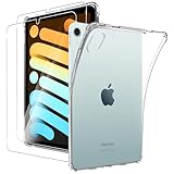 Anti-jaunissement: Coque iPad Mini 7 A17 Pro 2024 utilise un matériau anti-oxydant pour prévenir efficacement le jaunissement et prolonger la durée de vie de la coque du tablette. Le dos transparent montre également parfaitement la couleur d’origine de la tablette.