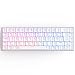 Produktbild CIY X79-DE Layout 2.4Ghz Kabellose/Bluetooth/Verkabelte 65% Mechanische Tastatur, 69 Tasten kompakte RGB Tastatur, Hot Swappable Rote Schalter Gaming Tastatur mit Software für Windows/Mac/Android