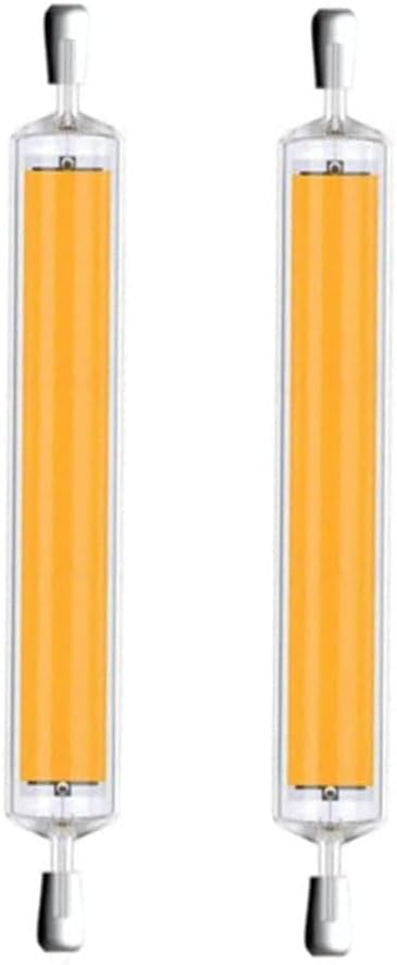 Light Bulb R7S Led Led Bulb R7S Cob Glass Tube 78Mm 20W 118Mm 30W Replace Halogen Lamp 80W J78 J118 Diode Spot Light 110V 2Pcs,Warm White,78Mm 20W