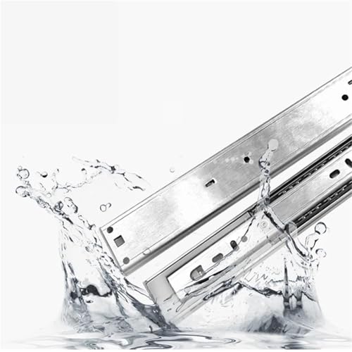 Guías para cajones correderas de cierre suave y rieles de 10" 4