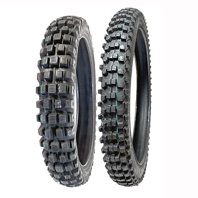 TIRE SET: Front 80/100-21 Rear 100/90-19 Dirt Bike Off Road