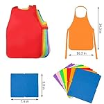 Rabbitale 121 Pcs Art Painting Kit Supplies Set for Party - 60 Paint Brushes, 24 Acrylic Paints, 6 Wood Easels & Canvas Panels & Palettes & Aprons & Wash Pen Cup, 1 Plastic Tablecloth - Image 4