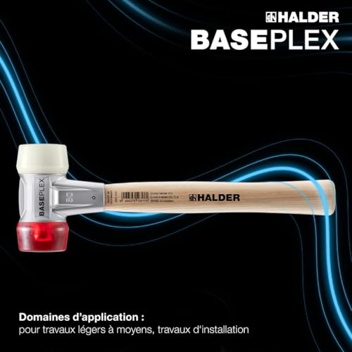 Maillet BASEPLEX d40mm nylon acétate manche bois 3968.040