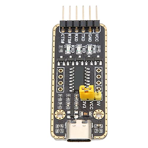 BONKZEBU Konwerter USB na UART TTL z Chipem CH343G Zapewniający wysoką szybkość Komunikacji 6 Mb/s, Zabezpieczenie Przeciwprzepięciowe dla 10, 11 Dotyczy sceny: Konwerter Szeregowy USB na TTL
