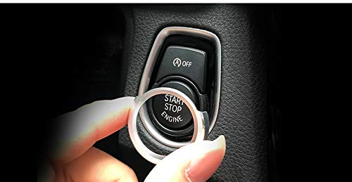Vciic Car Styling Aluminum Dedicated A Key To For Bmw F30 316I 320I 328I F20 X4 Start Button Decorative Circle Ignition Coils Stickers #TOP3