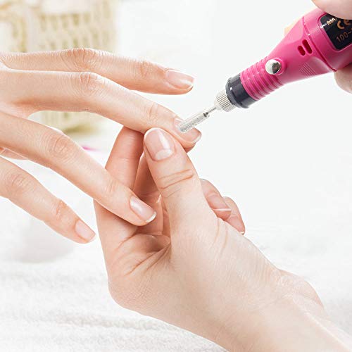 Elektrische Nagelfräser Maniküre Set, 6 in 1 USB Elektrisches Maniküreset,Polierwerkzeuge Nagelknipser Set für Kallus… – Bild 8