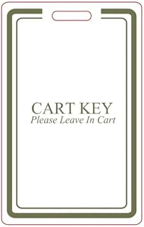 Golf Cart Key Tags (10 Pack)