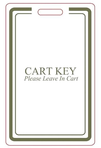 Golf Cart Key Tags (10 Pack) (Please Leave in Cart)