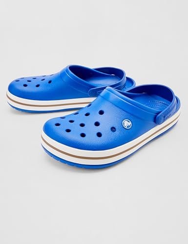 Image of Crocs Unisex Adult Crocband Carbon Graphic Clogss Blue
