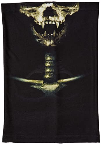 [LayLax][スリムフィット クール ネックゲーター][スカルフェイス] サバゲー用品 日焼け対策 保護 フリーサイズ