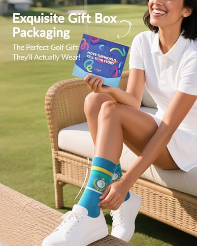 Moyel 50th Birthday Gifts for Her Women Present for 50 Year Old Woman 5 Pairs Funny Socks Female4