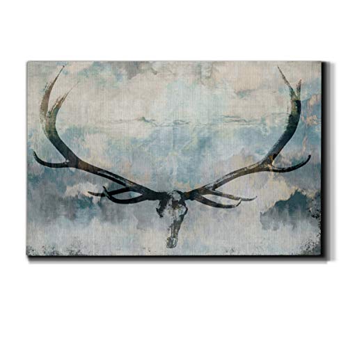 WEXFORD HOME Landscape Wall Art Premium Gallery Wrapped Canvas Abstract Ocean Forest Modern Artwork Decoration for Living Room Kitchen Bathroom Office, Ready to Hang