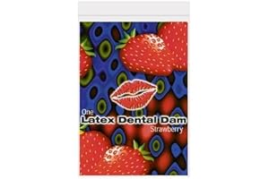 Latex Sheets: Strawberry-Scented Dental Dam (8-Pack)