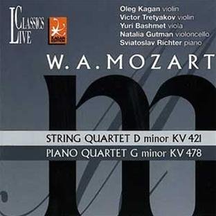 String Quartet / Piano Quar [Audio CD] MOZART,W. A.