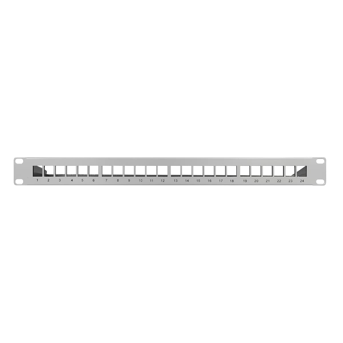 Logilink Panel De Keystone Blindado 24 Módulos, Gris