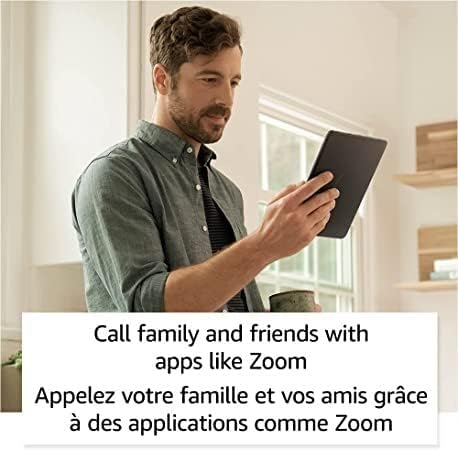 Amazon Fire HD 8 tablet, 8” HD Display, 32 GB, 30% faster processor, designed for portable entertainment, (2022 release), Denim 5 41fTkZ3kXWL. AC