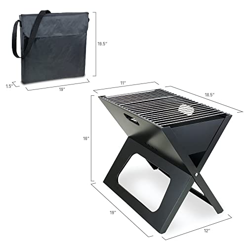 PICNIC TIME NFL Los Angeles Chargers X-Grill Portable Grill - Camping Grill - Small Charcoal Grill for Tailgating - Image 10