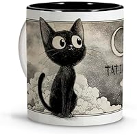 Taza Personalizada Con Dibujo de Gato Estilo Anime - Cerámica