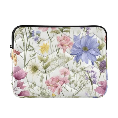 Funda para Laptop de 13-14 Pulgadas con Motivo Floral miniatura 1