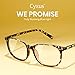 Cyxus Blue Light Blocking Glasses Women Men Computer Gaming Square Glasses UV400 Protection Anti Eyestrain