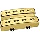 DiMarzio DP 302G Relentless J Pair Neck + Bridge E-Bass Tonabnehmer Set, Gold Cover