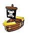 Inflatable Pirate Ship Cooler (holds apprx 72 12-Oz cans) Party Accessory  (1 count) (1/Pkg)