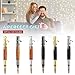 QZQUFJ 6 Piece Woodturning Bolt Action Pen Set for Men, Custom Pens Personalized, Fancy Cool, Unique Pen Sets for Gift, Bullet Engraved Wood, Rifle Gun Customized Pen