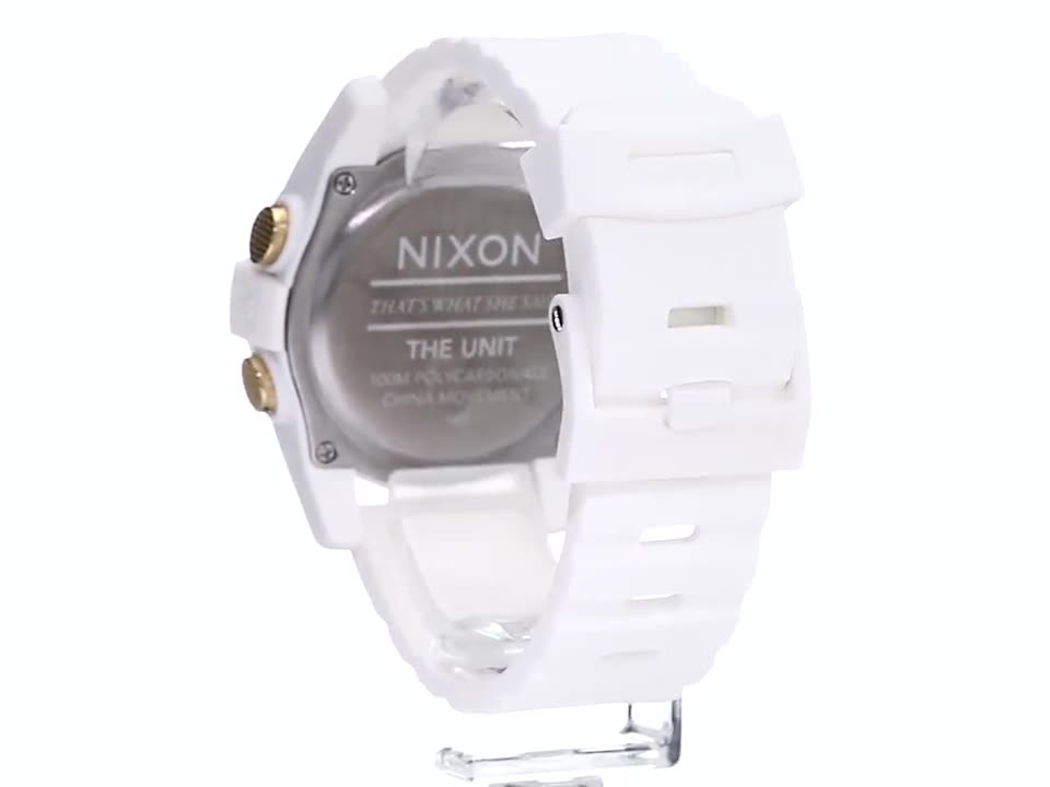 【新品♪】NIXON UNIT ホワイト A197.100 ニクソン 腕時計 ユニット A197100 ホワイト×ホワイト - 腕時計の通販