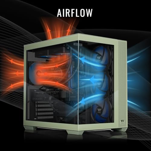 Image of Thermaltake LCGS View 9770M-380 Gaming Desktop (AMD Ryzen 7 9700X, ToughRam 32GB DDR5 6000MT /s RGB Memory, NVIDIA GeForce RTX 5070, 1TB NVMe M.2, WiFi, Windows 11) V38M-B85B-570-LCS