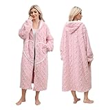 【Longue couverture avec capuche】 Longueur 150 cm. Il y a 3 couleurs disponibles aujourd'hui pour l'automne - gris clair, lilas et rose, idéales pour les adultes, les femmes, les hommes et les adolescents, convenant à toutes les formes et tailles. Le design à glissière le rend facile et confortable à porter et à enlever.