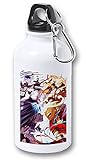 MERCHANDMANIA BIDON 400ML METALICO FULL METAL ALCHEMIST BROTHERHOOD para viaje y deporte