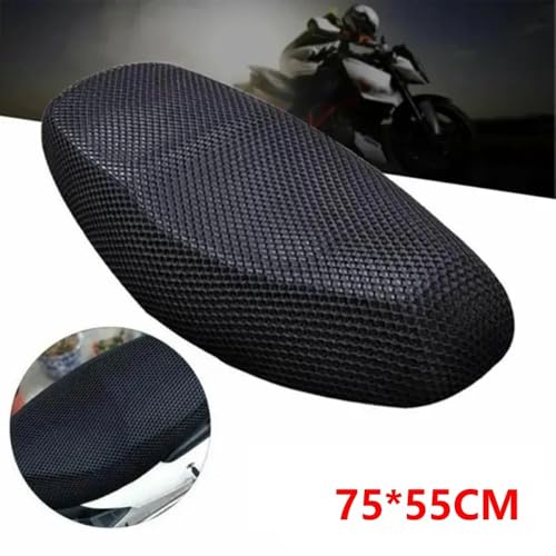 Funda de asiento para moto con malla transpirable protectora universal 7